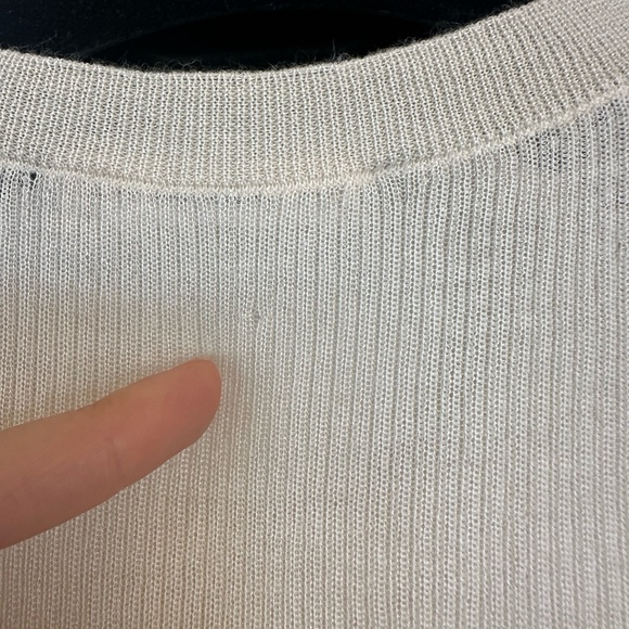 Celine Ivory Knit Top - Picture 13 of 15